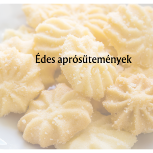 Édes aprósütemények